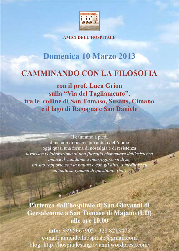 Camminando con la filosofia a San Tomaso di Majano