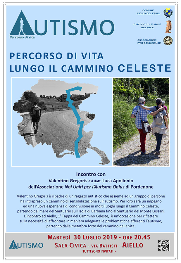 Iniziativa del 30 luglio 2019: percorso di vita lungo il Cammino Celeste
