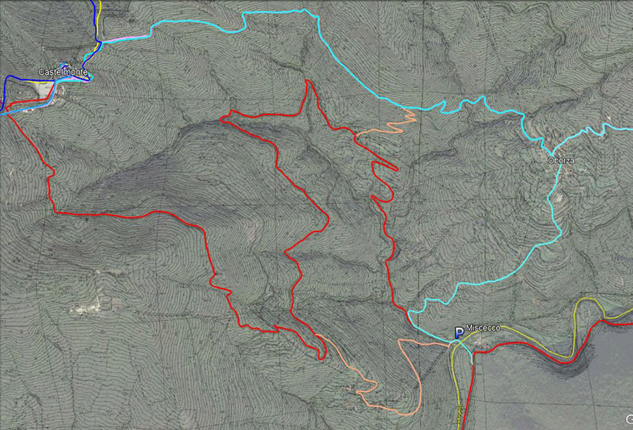 Mappa cammino per Sabrina