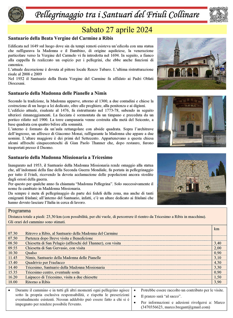 Locandina scoperta chiesette di Venzone