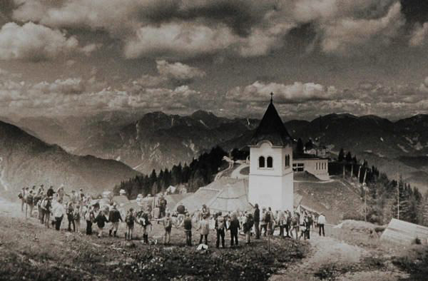 Monte Santo di Lussari foto 4: il santuario