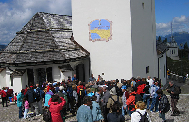 Monte Santo di Lussari foto 7: il borgo