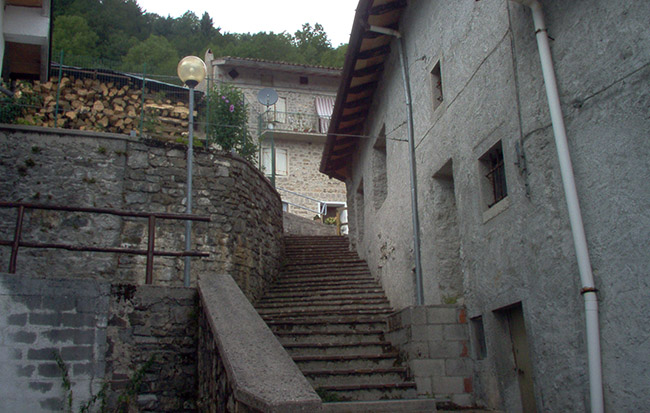 Prossenicco foto 4: la escalinata