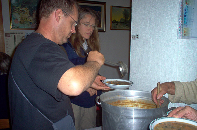 Montemaggiore foto 4: a cena