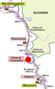 Cartina generale della tappa