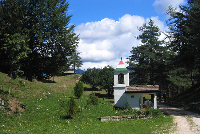 Prato di Resia foto 4: die Kapelle von Sella Segata