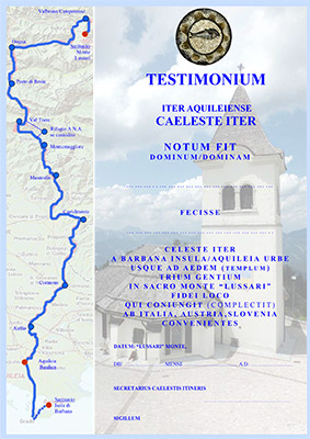 Testimonium Cammino Celeste