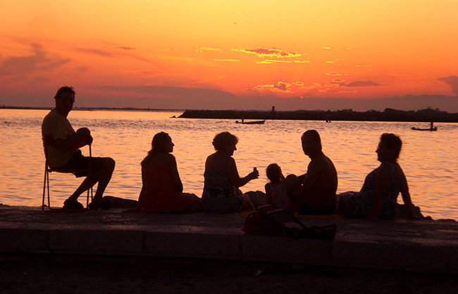 Grado foto 7: tramonto gradese